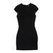 H&M Casual Dress - Mini: Black Solid Dresses - Women's Size 2