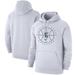 Men's Nike White Michigan State Spartans Basketball Icon Club Fleece Pullover Hoodie