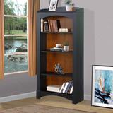 Lark Manor™ Valladolid 4-Shelf Bookcase Wood in Black | 63.2 H x 29.5 W x 12.6 D in | Wayfair SBGM3001BKMB