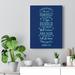Trinx Sign Isaiah 7:14 - Wrapped Canvas Textual Art Canvas in Blue/White | 24 H x 18 W x 1.25 D in | Wayfair 508C4CABB2F742F98B6BCCD9F72F1656
