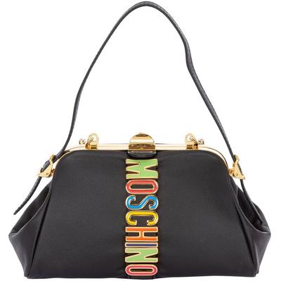 Gancini Handbags - Black - Moschino Shoulder Bags