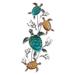 Regal Art & Gift 13213 - Lustre Wall Decor - 4 Sea Turtle Botanical Wall Decor