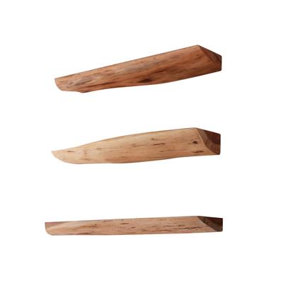 designline »Edge« Massivholz Wandregal 3er-Set 60x4x13 cm Image