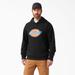 Dickies Men's Water Repellent Logo Hoodie - Black Size M (TW22A)