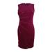 Jessica Simpson Dresses | Jessica Simpson Women's Faux Suede Studded Sheath Dress - Wine | Color: Red | Size: 8