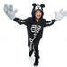 Disney Costumes | Disney Mickey Mouse Glow-In-The-Dark Skeleton Costume For Boys Sz 7/8 | Color: Black/White | Size: 7 / 8