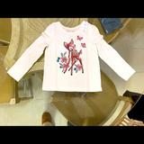 Disney Shirts & Tops | Girls Disney Long Sleeve Graphic Tee | Color: White | Size: 4tg