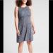 Athleta Dresses | Athleta Navy Blue White Printed Sleeveless Santorini Dress | Color: Blue/White | Size: Various