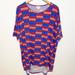 Lularoe Tops | Lularoe American Flag Irma Tunic Top - Great Condition - Women’s Size Medium | Color: Blue/Red | Size: M
