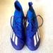 Adidas Shoes | Adidas Adizero Custom Team Issued Football Cleats. Crimson / Blue. Size 12. | Color: Blue/Red | Size: 12