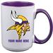 Minnesota Vikings 15oz. Personalized Ceramic Mug