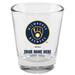 Milwaukee Brewers 2oz. Personalized Shot Glass