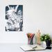 East Urban Home The White Knight by Ruth Thompson - Wrapped Canvas Painting Canvas in Black/White | 12 H x 8 W x 0.75 D in | Wayfair
