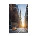 East Urban Home Fifth Avenue w/ Chrysler Building by Jan Becke - Wrapped Canvas Photograph Canvas | 12 H x 8 W x 0.75 D in | Wayfair