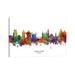 East Urban Home Ljubljana Slovenia Skyline by Michael Tompsett - Wrapped Canvas Painting Canvas | 18 H x 26 W x 1.5 D in | Wayfair