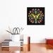 East Urban Home Butterfly Mandala III Black by Wild Apple Portfolio - Wrapped Canvas Graphic Art Canvas | 12 H x 12 W x 0.75 D in | Wayfair