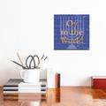 East Urban Home Punny Hanukkah Collection E by Alicia Ludwig - Wrapped Canvas Textual Art Canvas in Green | 12 H x 12 W x 0.75 D in | Wayfair