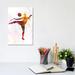 East Urban Home Man Soccer Football Player VII by Paul Rommer - Wrapped Canvas Painting Canvas | 12 H x 8 W x 0.75 D in | Wayfair