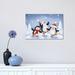 East Urban Home Three Penguins II by Makiko - Wrapped Canvas Painting Canvas | 12 H x 18 W x 1.5 D in | Wayfair 69608D1CD158488CBC5F261FB33AEB2E