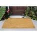 Orange 30 x 18 x 0.6 in Area Rug - East Urban Home Latoyna Manne Natura Solid Outdoor Mat Natural Jute & Sisal | 30 H x 18 W x 0.6 D in | Wayfair