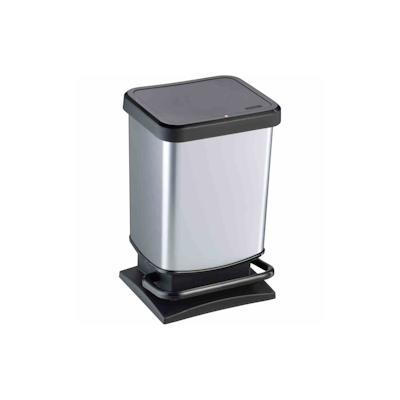 ROTHO Treteimer "Paso" 20 l silber 1754011005 Image