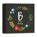 Designs Direct Creative Group Personalized Everyday Monogram Graphic Art Print on Canvas in Brown | 12 H x 12 W x 1.25 D in | Wayfair 4388-N