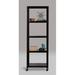 Ebern Designs Yeomans 72" H x 24" W Steel Etagere Bookcase in Black | 72 H x 24 W x 14 D in | Wayfair CF4AEE9CEB65453B8681EDA3FA67D870
