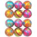 The Holiday Aisle® 2 Piece Solid Ball Ornament Set Plastic in Blue/Orange/Pink | 3 H x 3 W x 3 D in | Wayfair 01186F799D6F46CEBABDD0D89562A99A