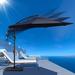 YOHO BEDDING INC 120" Cantilever Umbrella Metal in Blue/Navy | 99.6 H x 120 W x 120 D in | Wayfair XJS10DZ-NAVY