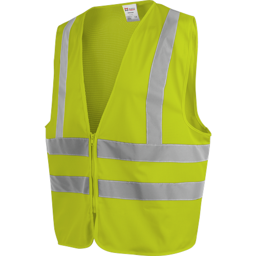 Gilet haute-visibilité jaune en tissu mesh Würth MODYF