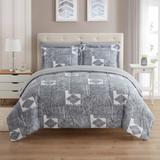 7-Piece Printed Bed in a Bag Comforter and Sheet Sets