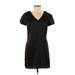 Lucca Couture Cocktail Dress - Shift: Black Solid Dresses - Women's Size Medium