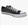 Converse Shoes | Converse Black Lace Up Shoes With Silver Dots | Color: Black/Silver | Size: 7