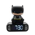 Lexibook RL800BAT Wecker Digitalwecker für Kinder mit Nachtlicht Snooze, Kinderuhr, leuchtendes Batman, schwarz/grau, One Size