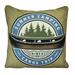 "Donna Sharp Mountain Stream UCC ""Camping"" Decorative Pillow - American Heritage Textile 60162"