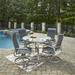 Captiva Gray 5 Piece Outdoor Dining Set - Homestyles Furniture 6700-3255