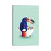 East Urban Home Cereal Toucan by Jonas Loose - Wrapped Canvas Painting Canvas | 12 H x 8 W x 0.75 D in | Wayfair FF6681F6320141FBA2E311B948B58B1B