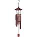 Arlmont & Co. Pagoda Wind Chime Wood/Bamboo in Brown | 6.3 H x 5.51 W x 13 D in | Wayfair 8BE34FC35939465FB60F42B2437B9649