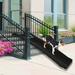 Tucker Murphy Pet™ 62” Pet Ramp Plastic in Black | 3.5 H x 15.5 W x 61.5 D in | Wayfair E353D11C710A48DB8117BC2EA6FE5910