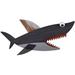 Rosecliff Heights Shark Wall Décor in Black | 17.32 H x 8.27 W x 2.76 D in | Wayfair 18240FDAF4F847DA9105DE176C9C0455