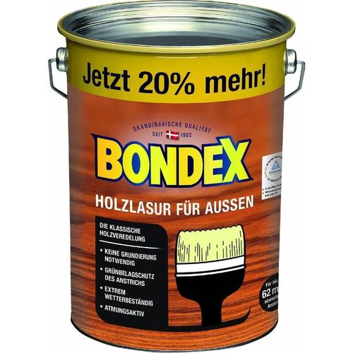 Bondex - Holzlasur für Außen 4,8 l eiche hell Lasur Holz Holzschutz Schutzlasur