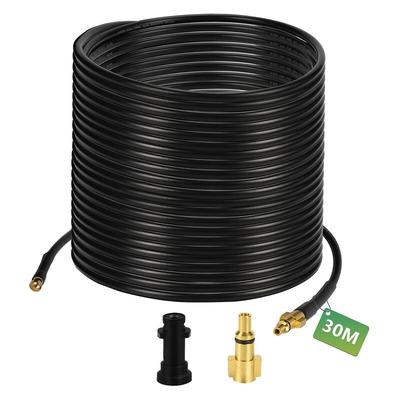 Hengda - 30m Rohrreinigungsschlauch Rohrreiniger Set für Kärcher Kränzle K2 - K7 Hochdruckreiniger Image