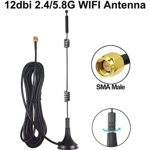 Thsinde - dab Autoantenne smb Adapter dab Autoradio Antenne dab Antenne Magnetfuß RG174 Kabel 300cm