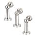 Stainless Steel Door Magnetic Catch Holder Stopper Doorstop Polished Finish 3pcs - #1, 3PCS