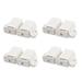 Double Touch Catch Magnetic Latch for Cabinet Door Cupboard White 4pcs - Double White-4pcs