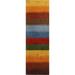 Striped Gabbeh Oriental Staircase Runner Rug Hand-knotted Wool Carpet - 2'8" x 9'10"
