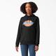 Dickies Women's Water Repellent Logo Hoodie - Black Size 2Xl (FW203)