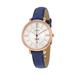 Women's Fossil Navy ULM Warhawks Jacqueline Leather Watch