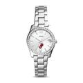 Women's Fossil Silver William Jewell Cardinals Scarlette Mini Three-Hand Date Watch