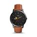 Fossil Emerson College Lions The Minimalist Slim Light Brown Leather Watch